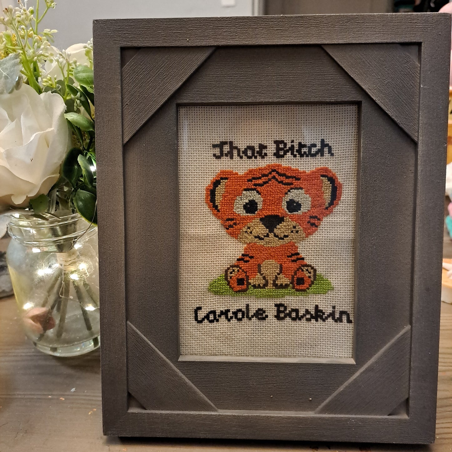 That bitch Carole Baskin stitch