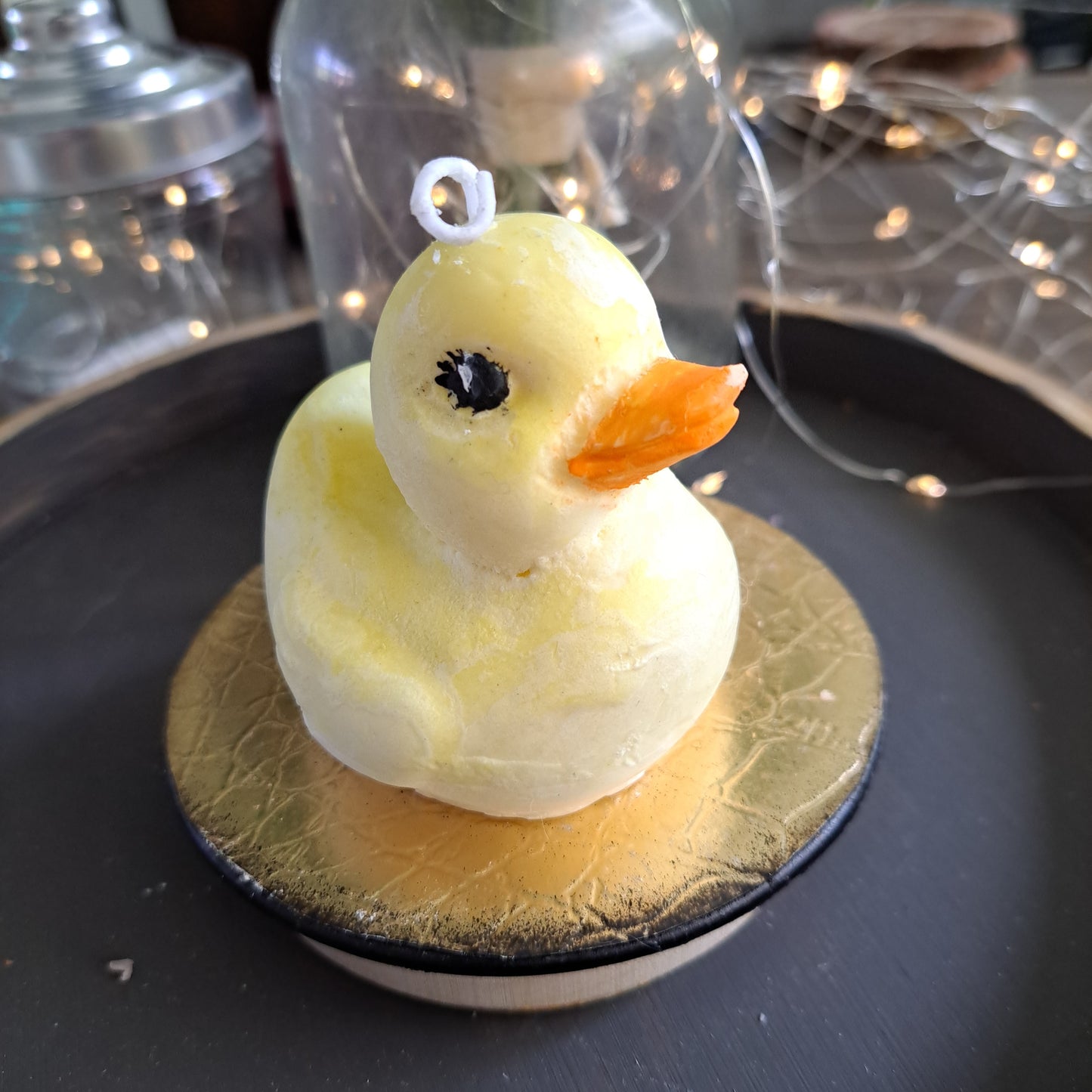 Rubber duckie soy candle