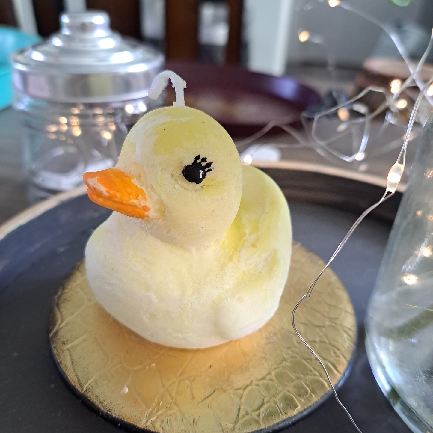 Rubber duckie soy candle