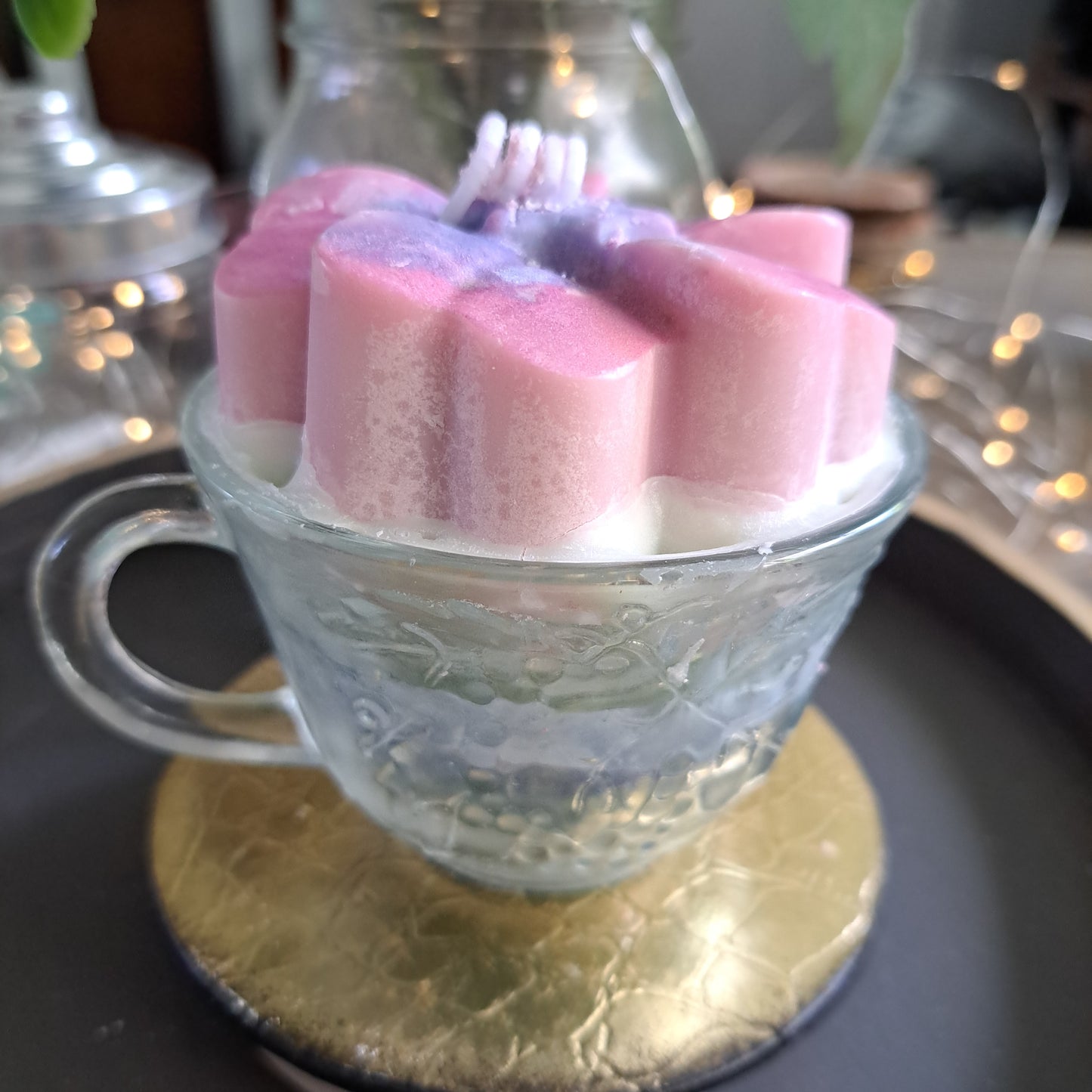 Tea flower candle