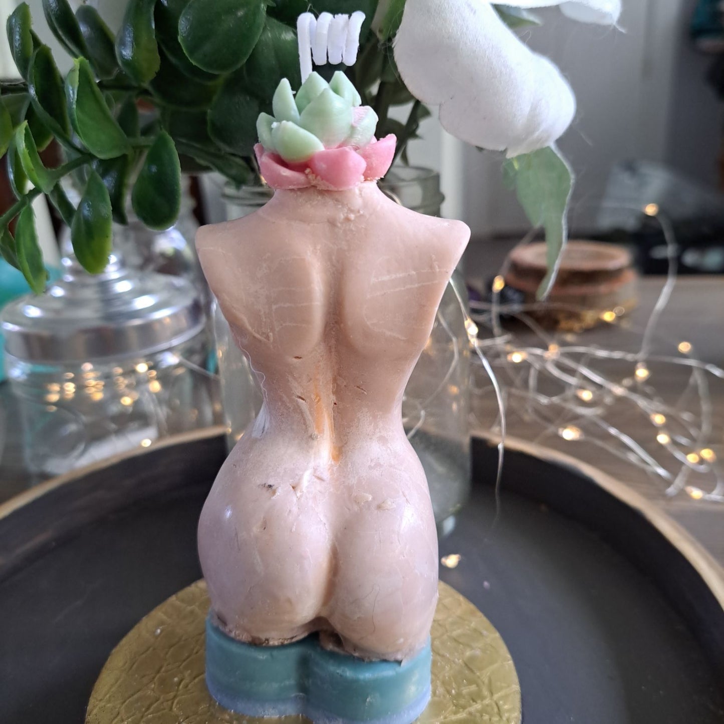 Let feminism bloom nude soy candle