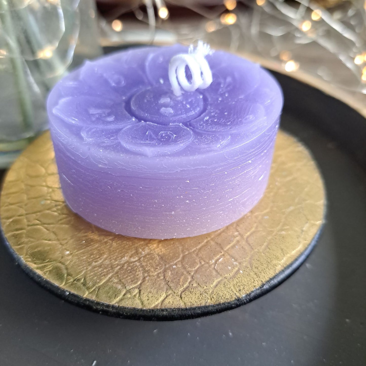 Chakra soy candle purple